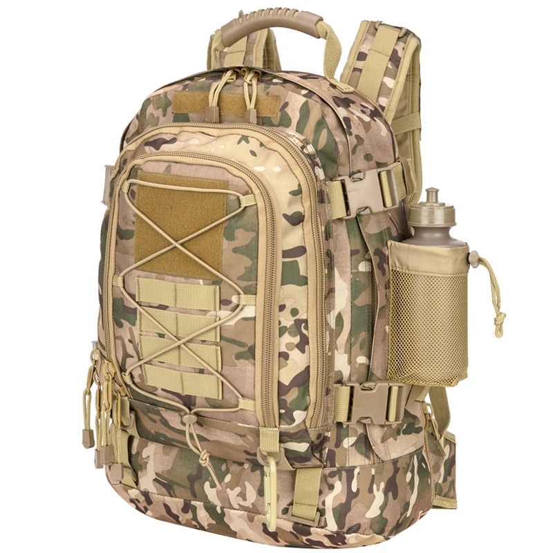 60L Military Tactical Backpack Army  Rucksack