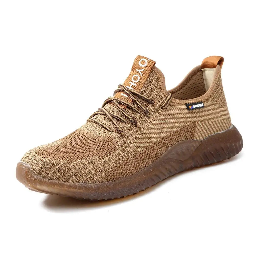 SUADEX Men Steel Toe Safety Work Shoes Breathable Lightweight Comfortable Industrial Construction Shoes Puncture Proof