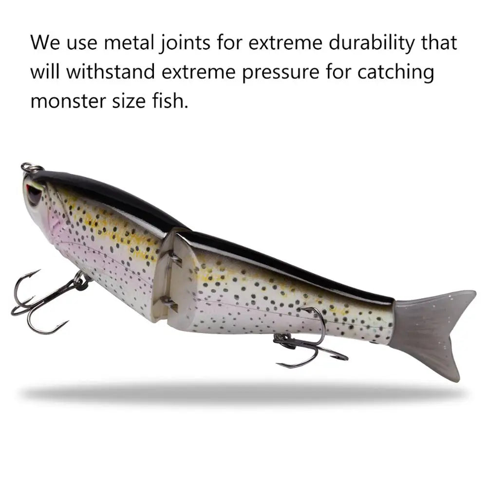 Pike Trout Glide Baits Minnow Hard Bass Fishing Lure