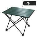 VILLEY Portable Camping Side Table, Ultralight Aluminum Folding Beach Table with Carry Bag