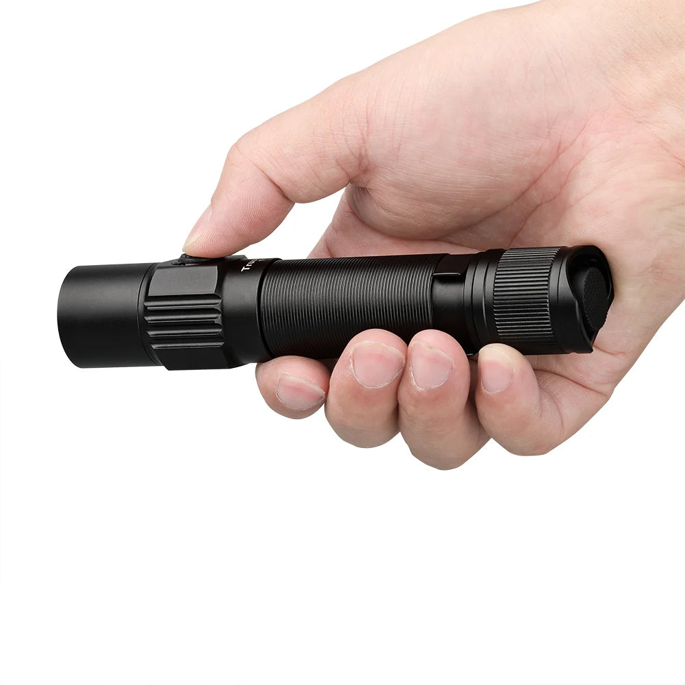 Tactical Led Flashlight 1800 Lumen Powerful Type C USB Rechargeable 18650 Torch Lamps High Power Lamp Dual Switch