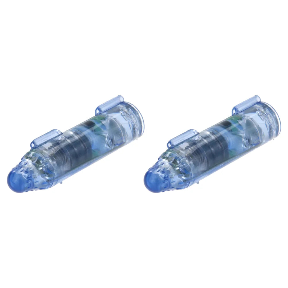 1-10PCS Underwater Mini Fish Attraction Indicator Lure LED Flashing Light Bait Fishing