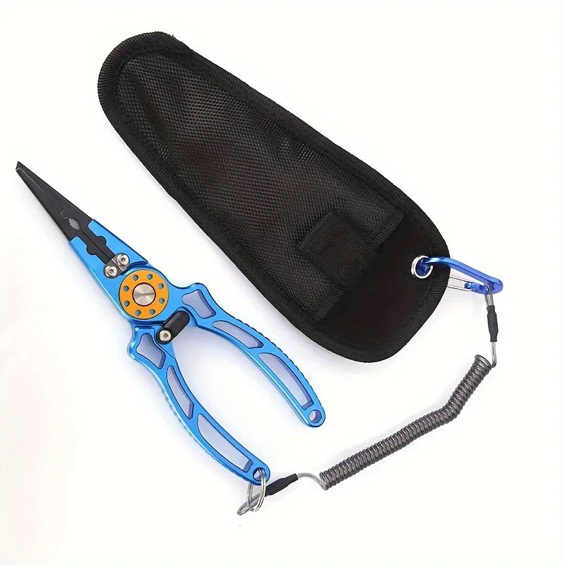 Aviation Aluminum Wire Pliers Multi-functional Fishing Pliers Outdoor Fishing Tools Fish Control Pliers, and Line Cutting Pliers