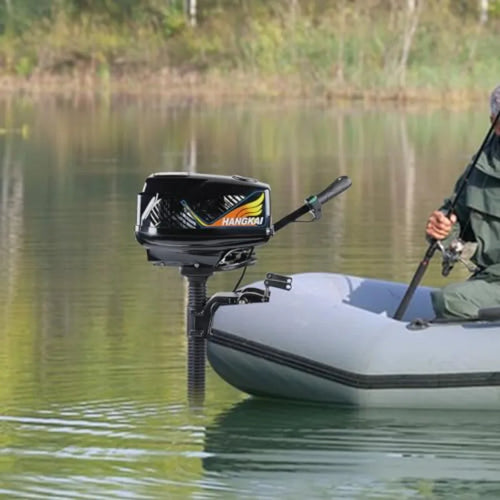 1000W 48V Brushless Electric Outboard Motor for Heavy Duty Fishing Boats and Inflatable Kayaks 4HP HighTorque Short Shaft Engin