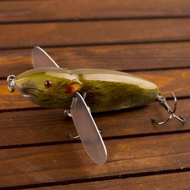 5pcs/set Fishing Lure Mouses Shape Swimbait Simulation Mouses Bait Series Bass Bait Drag Crankbait