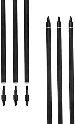 NIKA ARCHERY Crossbow Bolts Carbon Arrows for Target Hunting Outdoor Sport, 12 Pieces