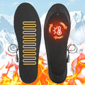 USB Heated Shoe Insoles Electric Heated Shoes Pad Cuttable Foot Warming Pad Washable Rechargeable Foot Warmer for Skiing Hiking