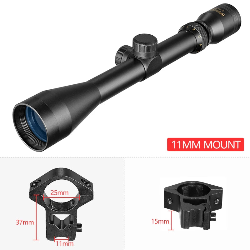 3-9X40 Scope Wire Rangefinder Reticle Hunting