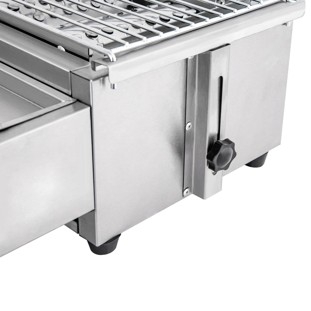 Professional 4-Burner Stainless Steel Portable Tabletop Propane/LPG Gas Grill