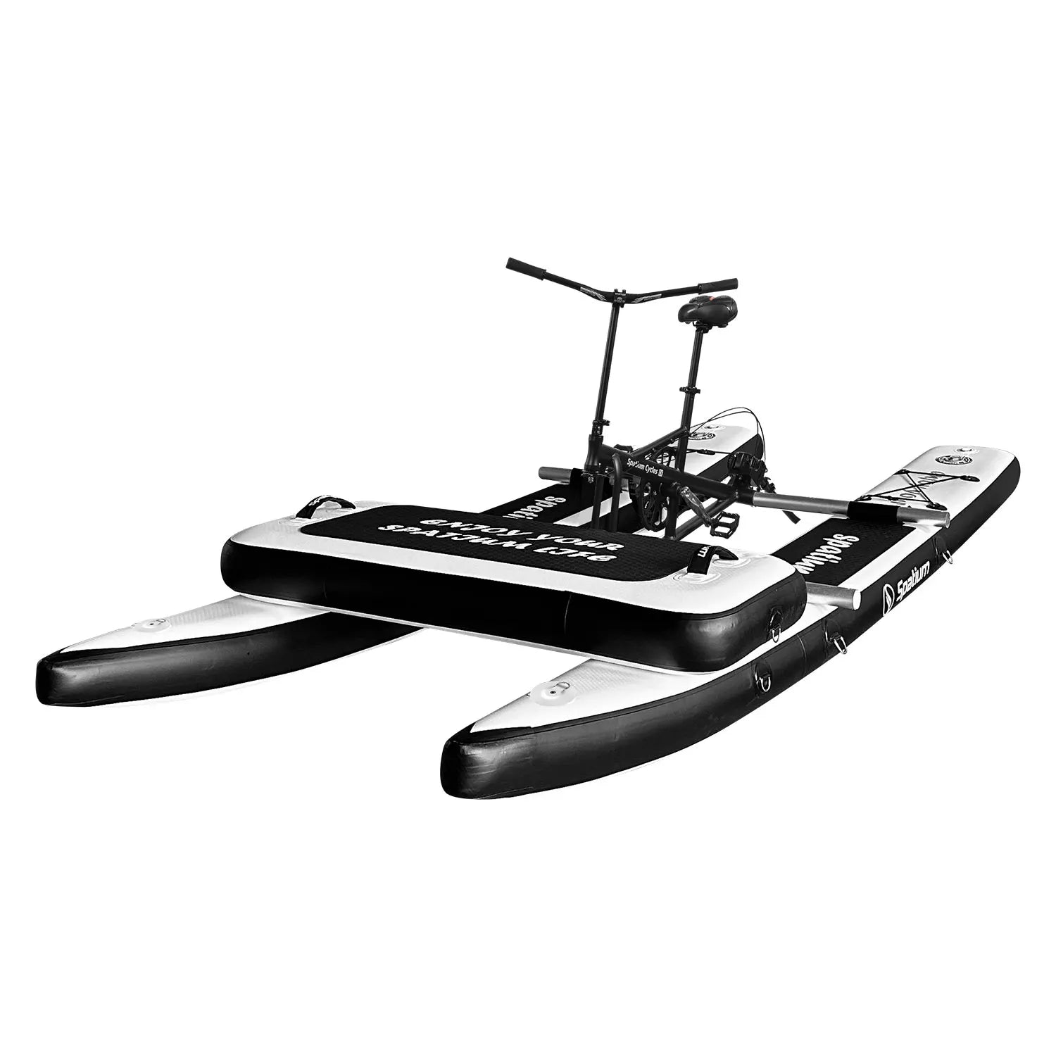Spatium Sup Water Bike 2.0 Inflatable Pedal Boat Inflatable Pedal Kayak Water Bikes for Lake Fishing Pedal Boat More Stable