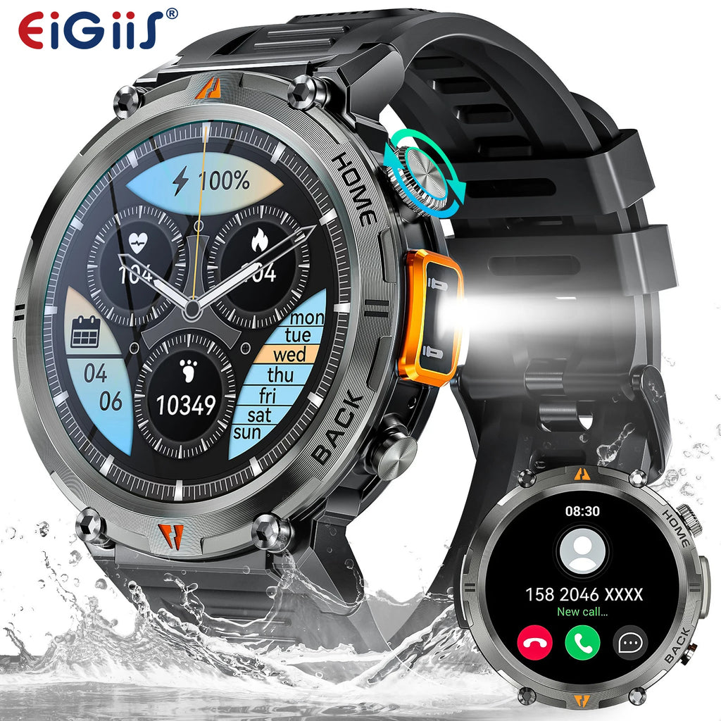 KE3 2025 New Bluetooth Call smartwatch for men Full Touch Screen With Health Monitor