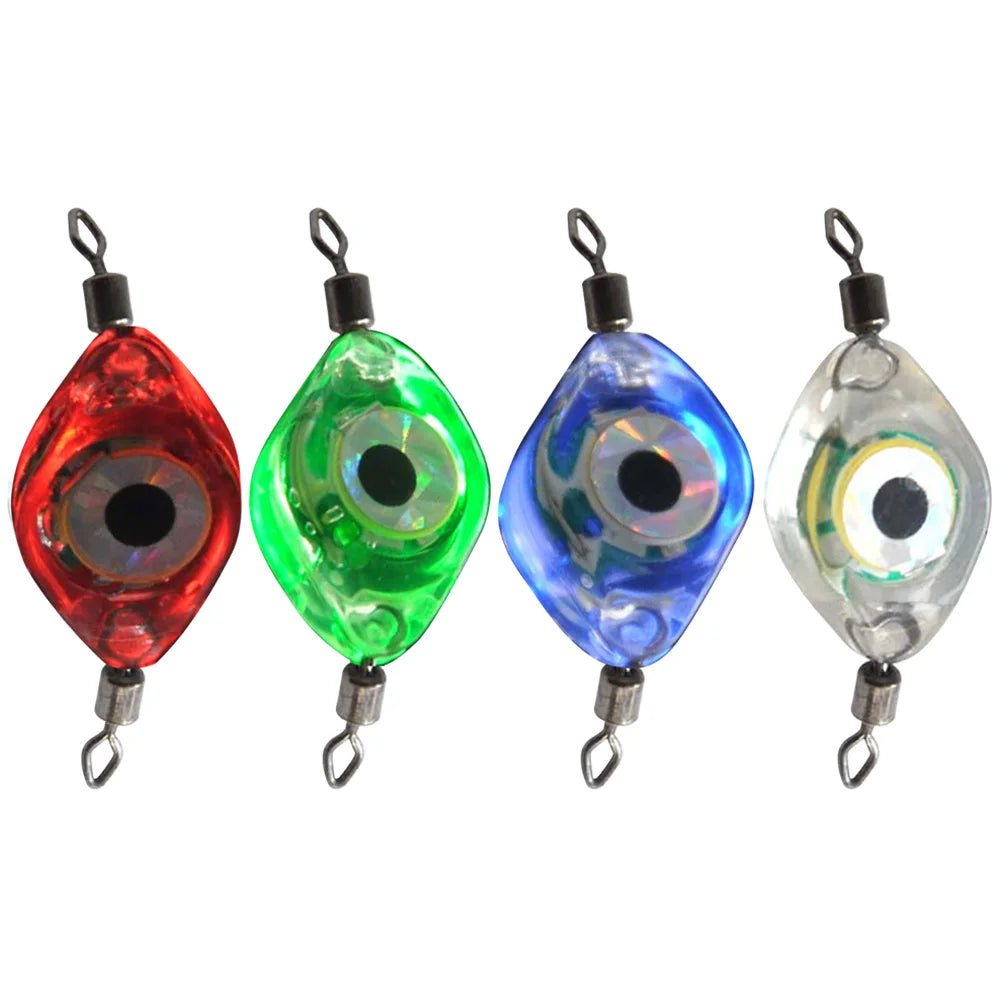 LED Fishing Bait Light Eye Shape Fishing Lure Light LED Waterproof Sensing Deep Drop for Seawater Freshwater for Underwater