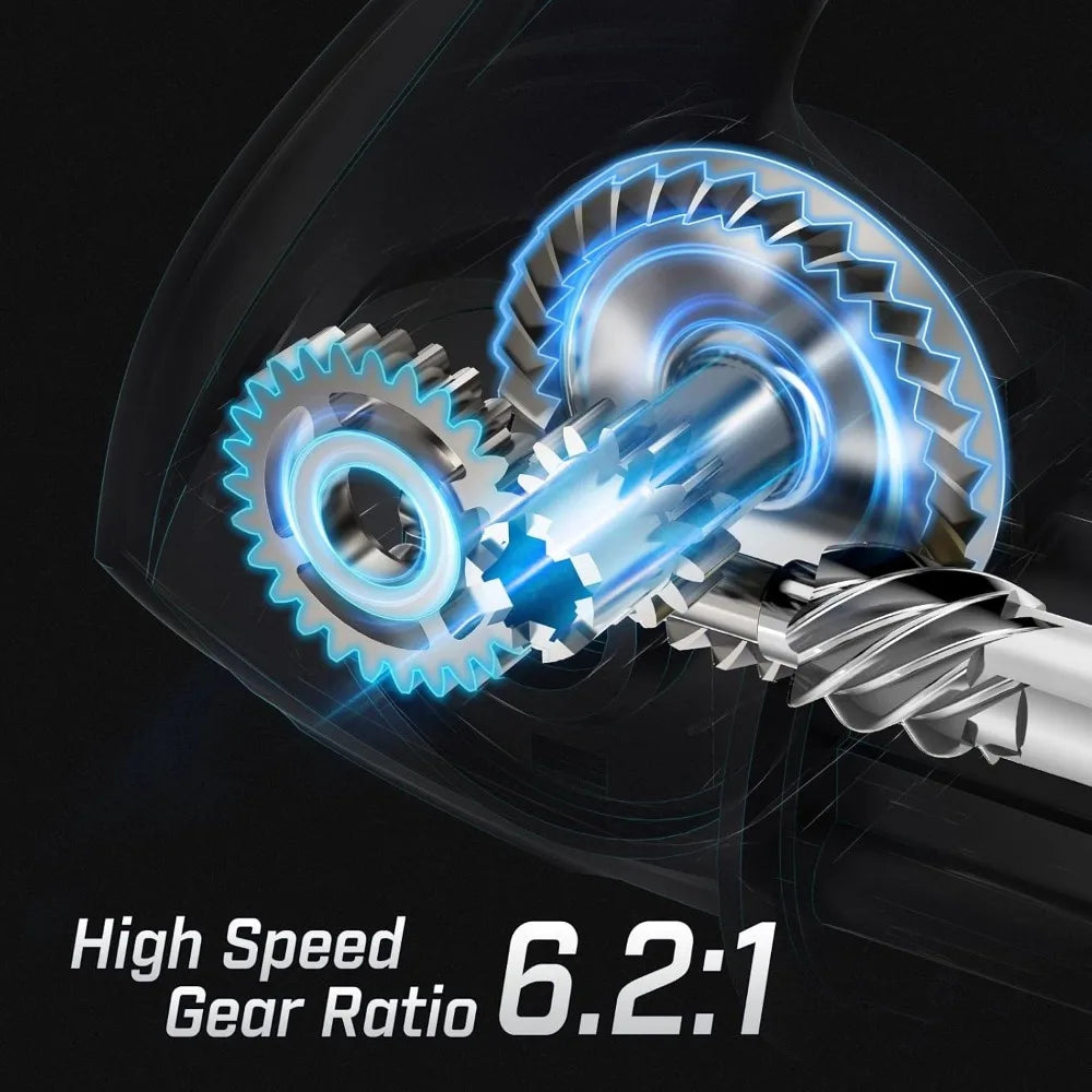 Lightweight Carbon Fiber Spinning Reel, 5.5oz, 22LBs Drag, 10+1 Bearings, Smooth