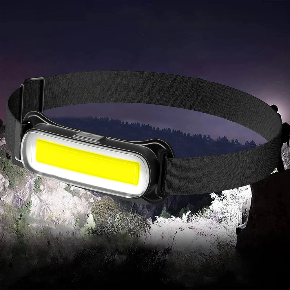 USB Rechargeable LED Headlamp 3 Modes Flashlight Waterproof Head Light