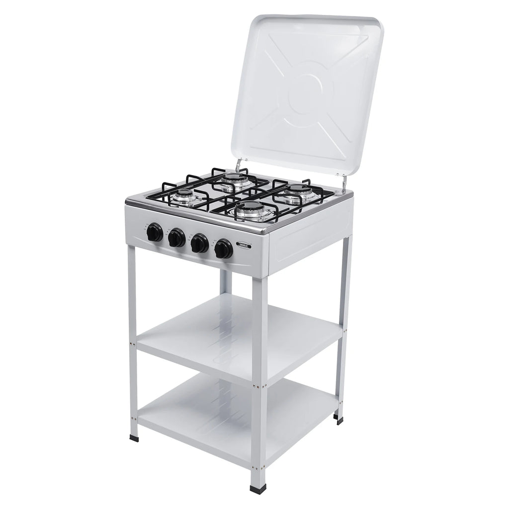 4 Burners Gas Stove Propane Removable Smokeless Barbecue Grill