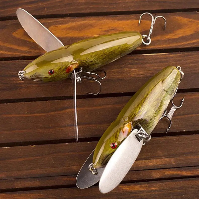 5pcs/set Fishing Lure Mouses Shape Swimbait Simulation Mouses Bait Series Bass Bait Drag Crankbait