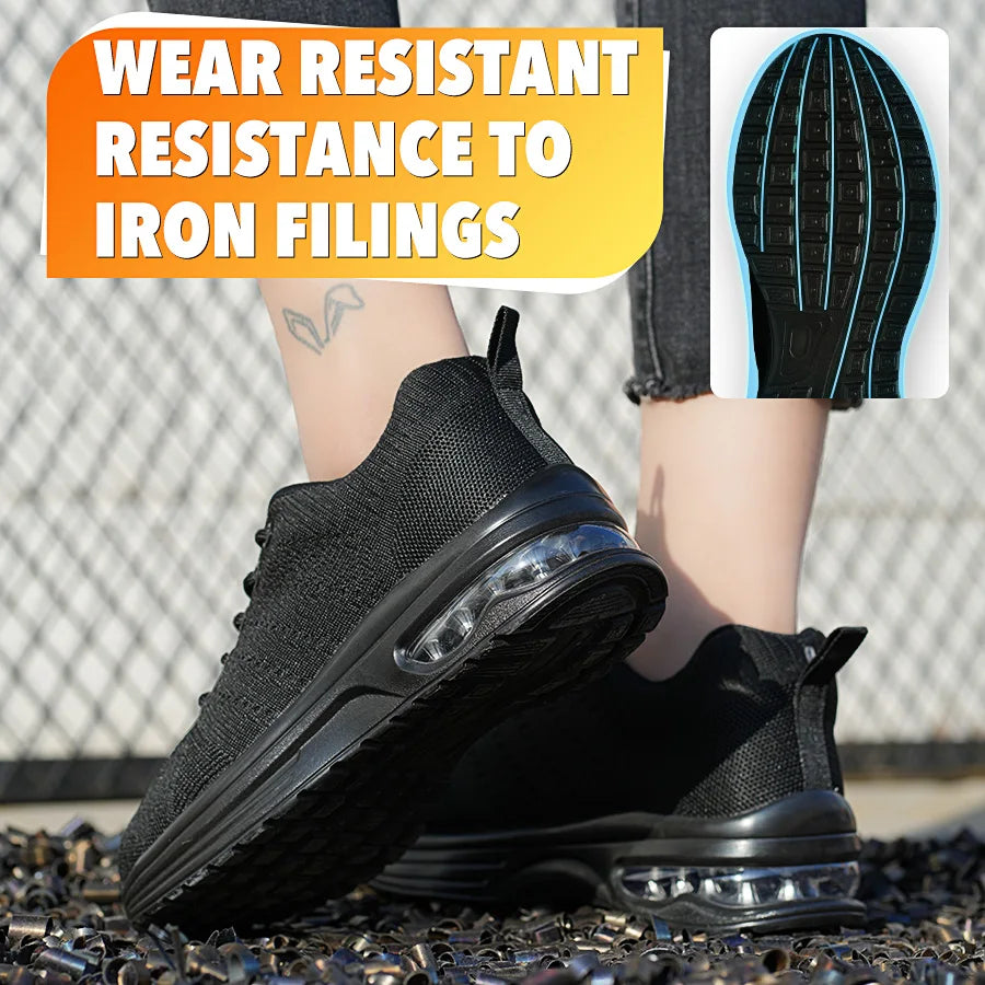 Four seasons women's puncture-proof daily casual safety shoes