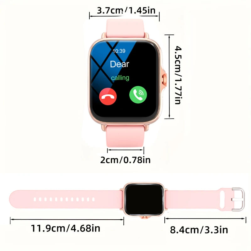 Smart watch with full touch screen, call, message reminder