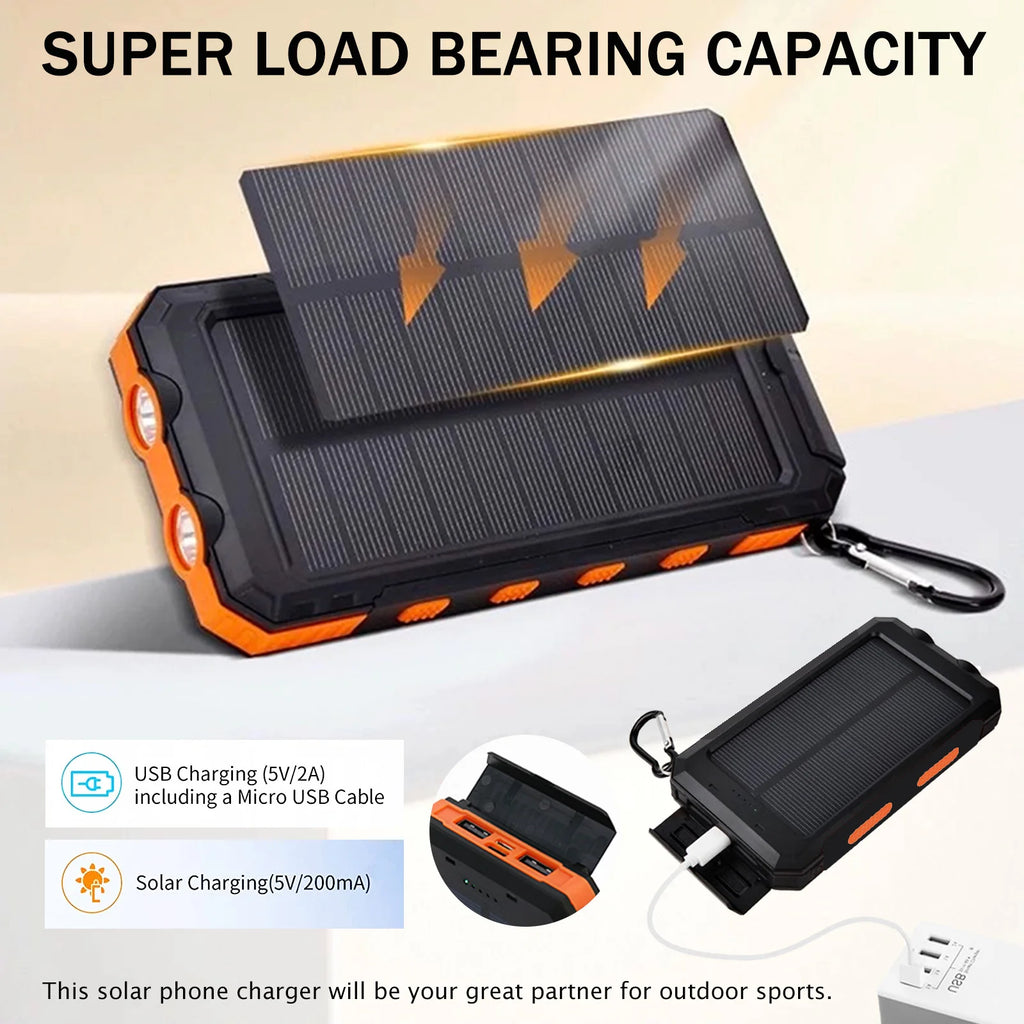 Portable Solar Charger - Waterproof