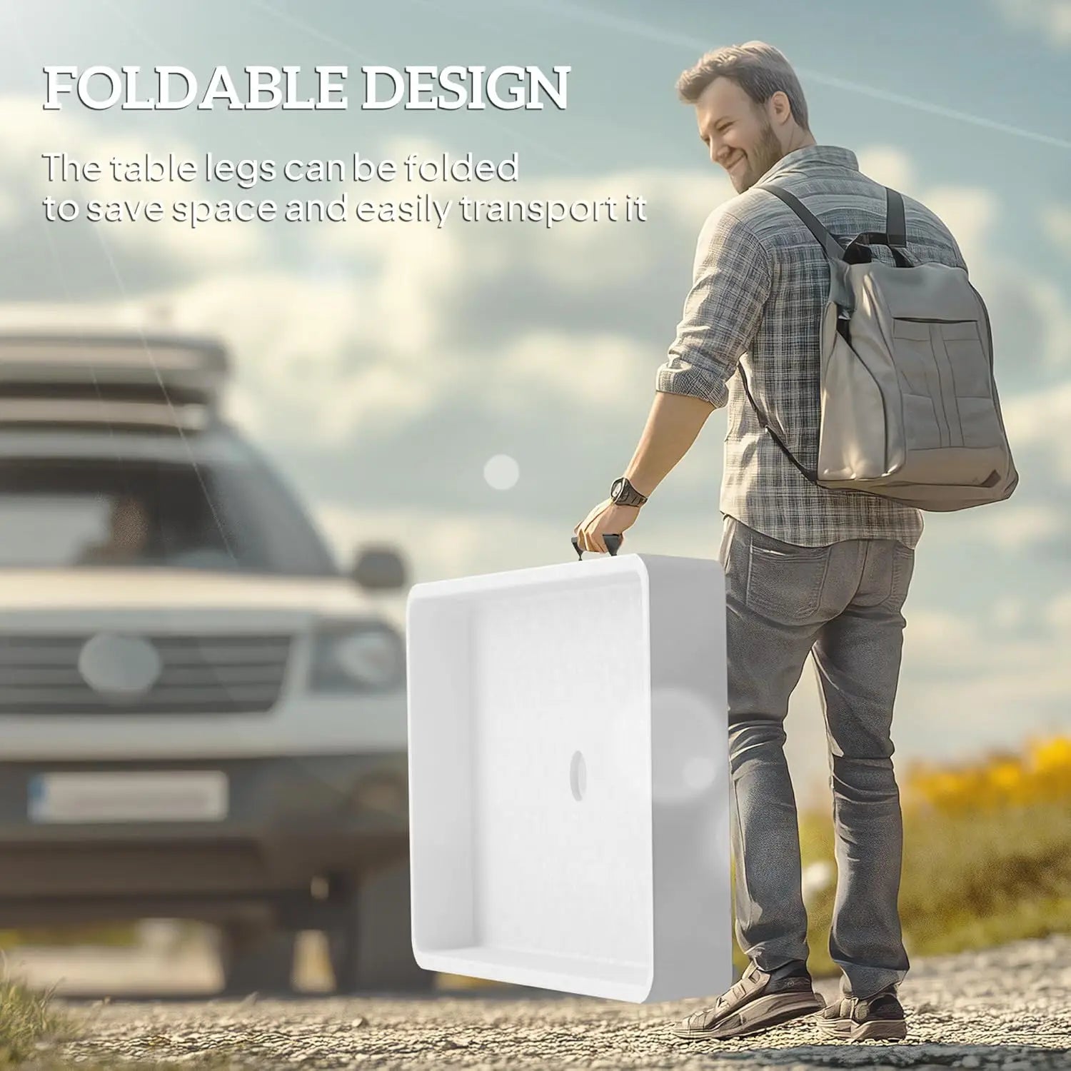 3.4ft Folding Ice Cooler Table with Drain, Fill and Chill Table Outdoor with Storage Shelf, Drink Cooler for Parties Picnic BBQ