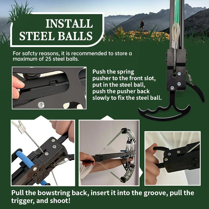 Upgraded Wyvern Gen-3 all-metal compound bow, ideal for practice and hunting