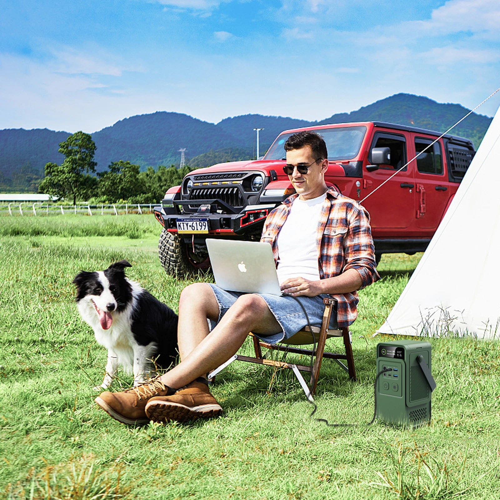 CTOLITY 192Wh Camping Power Station 200W Power Bank 60000mAh LiFePo4 Portable Charger Battery Outdoor Solar Generator Supply