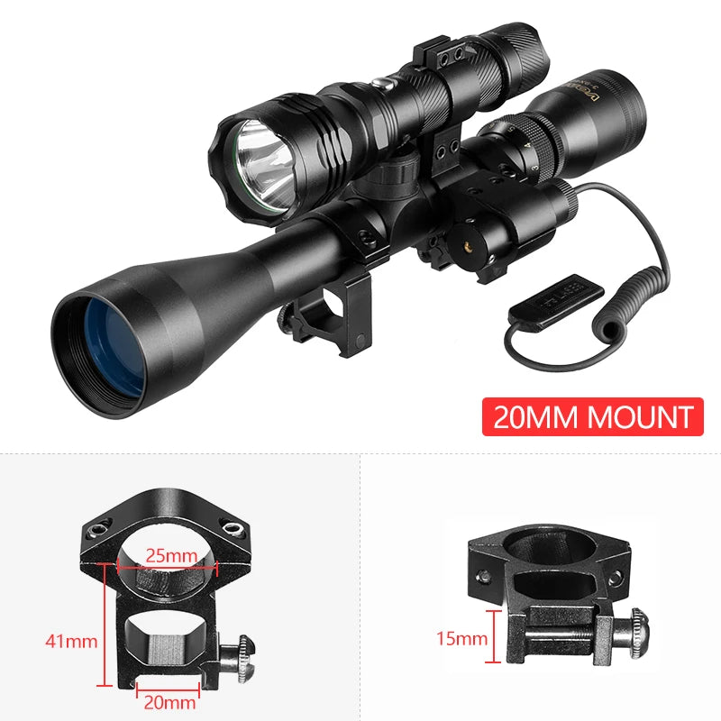 3-9X40 Scope Wire Rangefinder Reticle Hunting