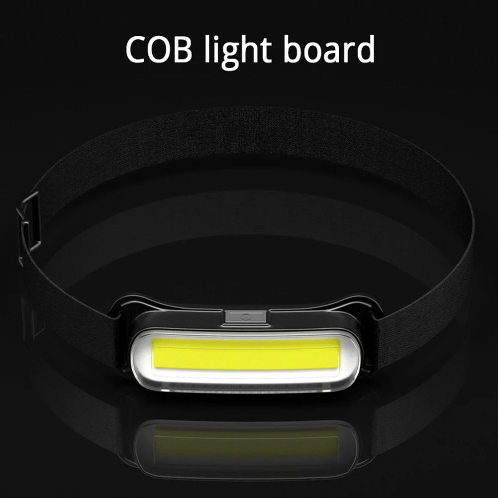 USB Rechargeable LED Headlamp 3 Modes Flashlight Waterproof Head Light