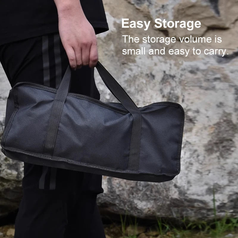 WESTTUNE Folding Camping Table Aluminum Lightweight Portable Table with Storage Mesh Bag for Outdoor