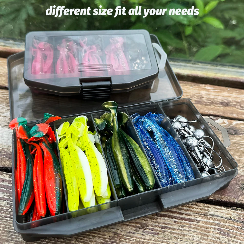 50PCS/Box Metal Jig Bait