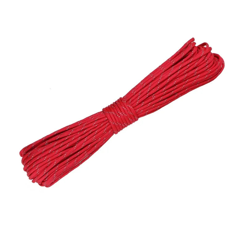550 Military 7 Strand Rope Tactical Parachute Cord Camping Tent Rope