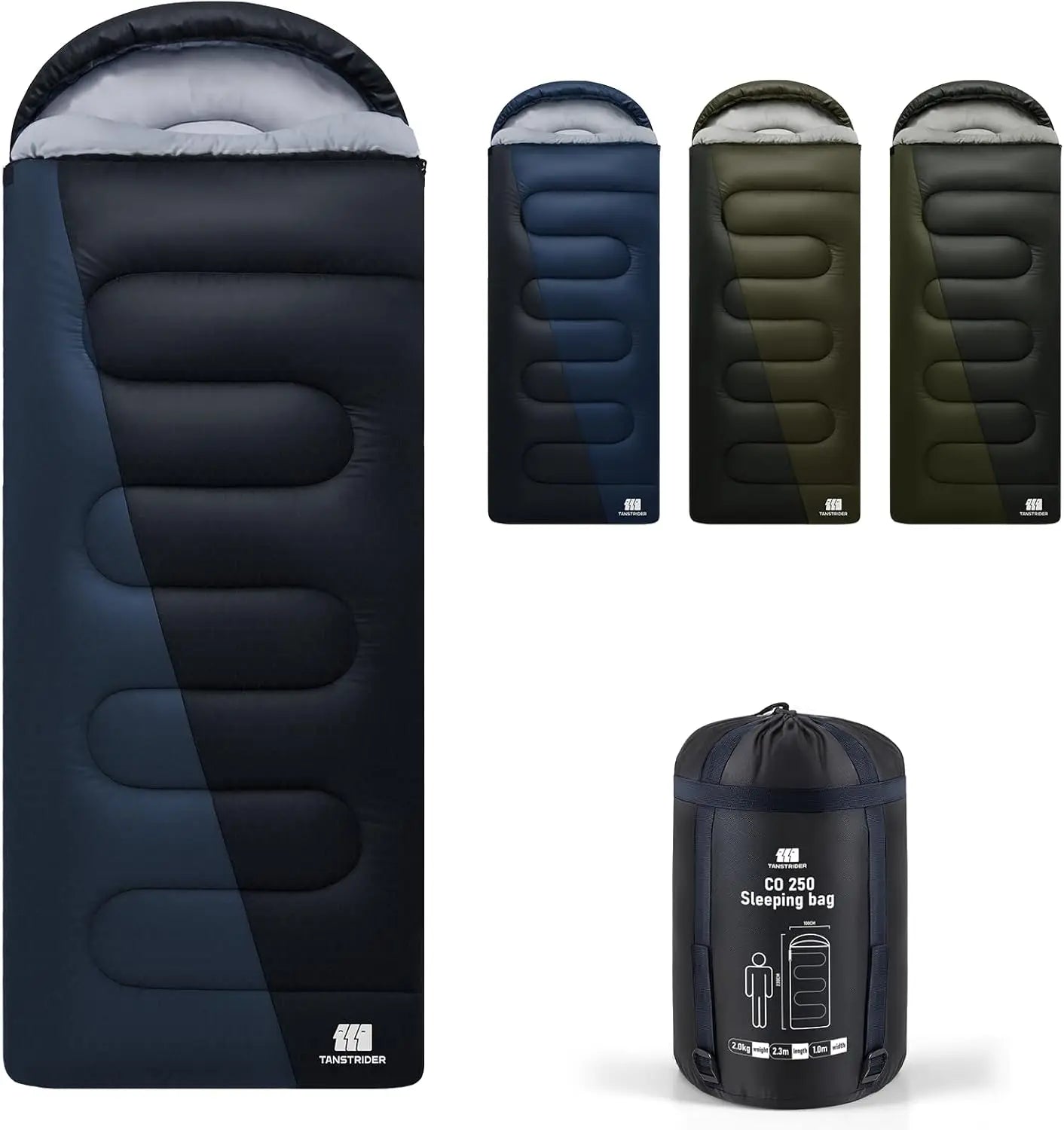 0 Degree XXL Winter Sleeping Bags for Adults Cold Weather