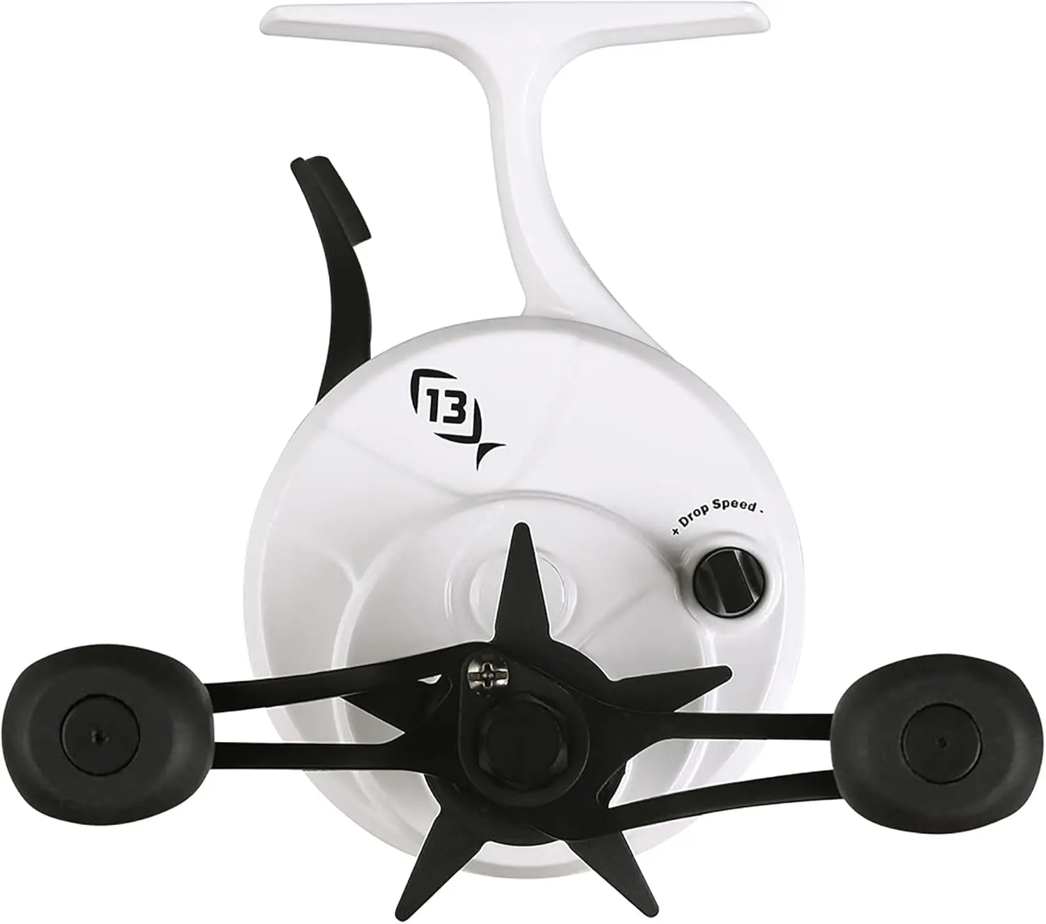 Inline Ice Fishing Reels with FreeFall Trigger System for Precise Depth Control and Durable Graphite Frame