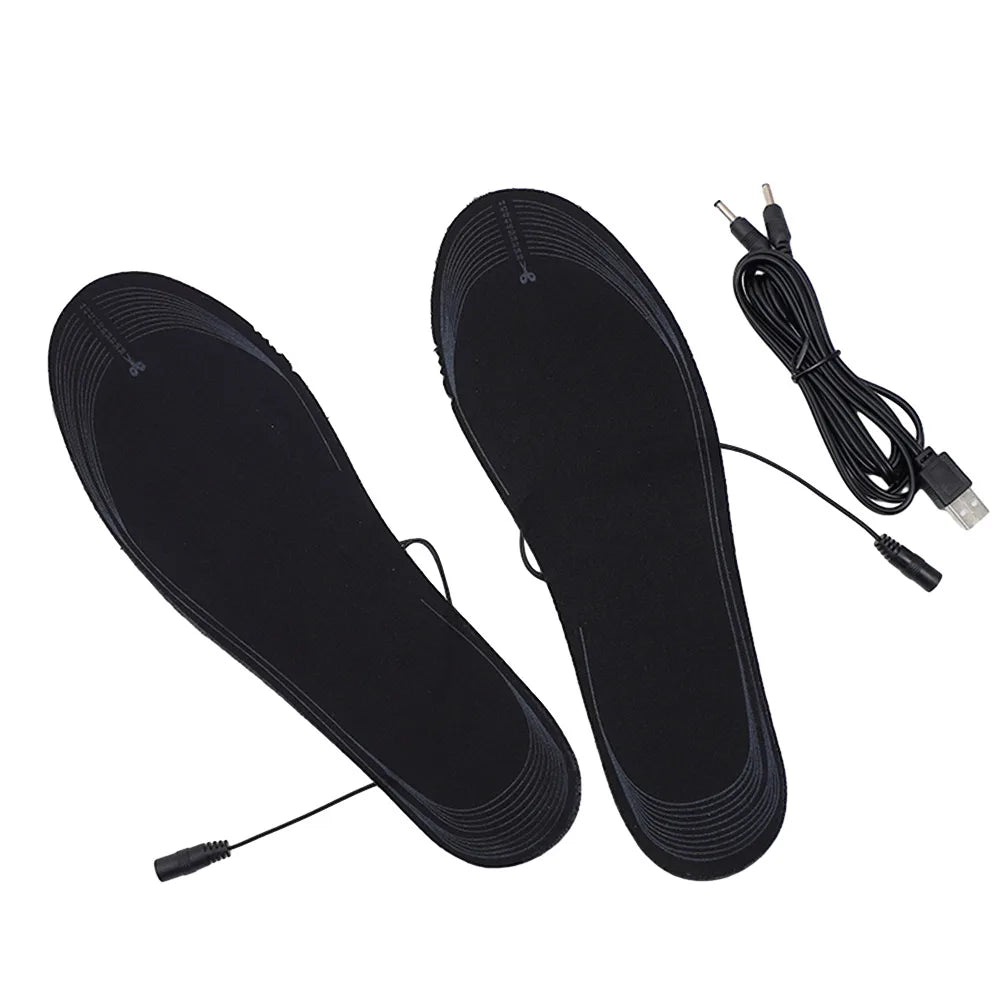 1-10Pairs Heating Insoles Washable Heated Shoes Pad Adjustable Temperature Multifunctional for Winter Fishing Hiking Camping