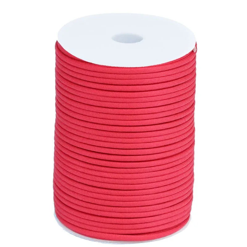 100m 550 Military Standard 9-Core Paracord Rope 4mm Outdoor Parachute Cord Survival