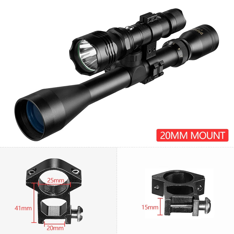3-9X40 Scope Wire Rangefinder Reticle Hunting