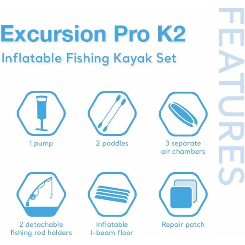 68309EP Excursion Pro K2 Inflatable Kayak