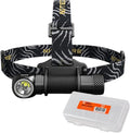 HC33 1800 Lumen High Performance Versatile L-Shaped Headlamp with Lumen Tactical Battery Organizer