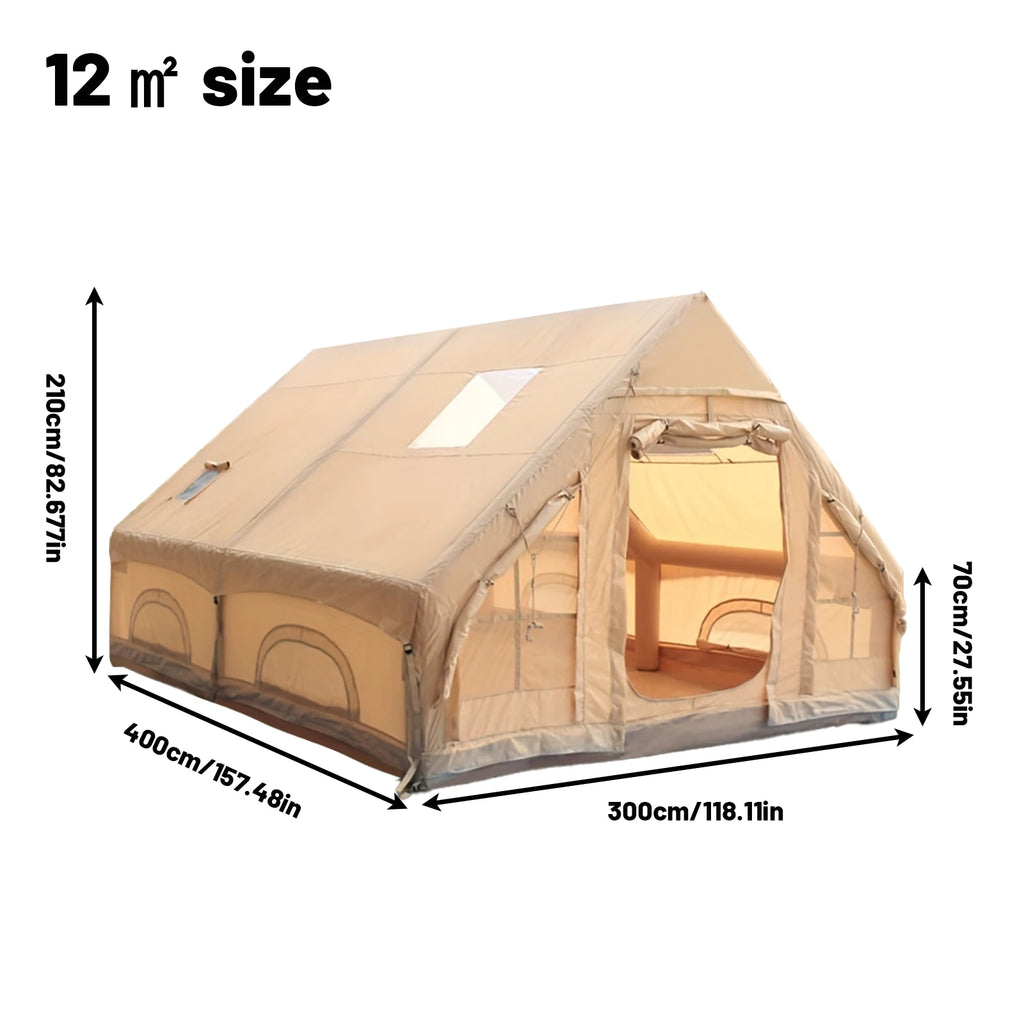 Inflatable Tents For Adult Camping, Luxury Camping Tents, With Stove Plug, 4/6/8 Person
