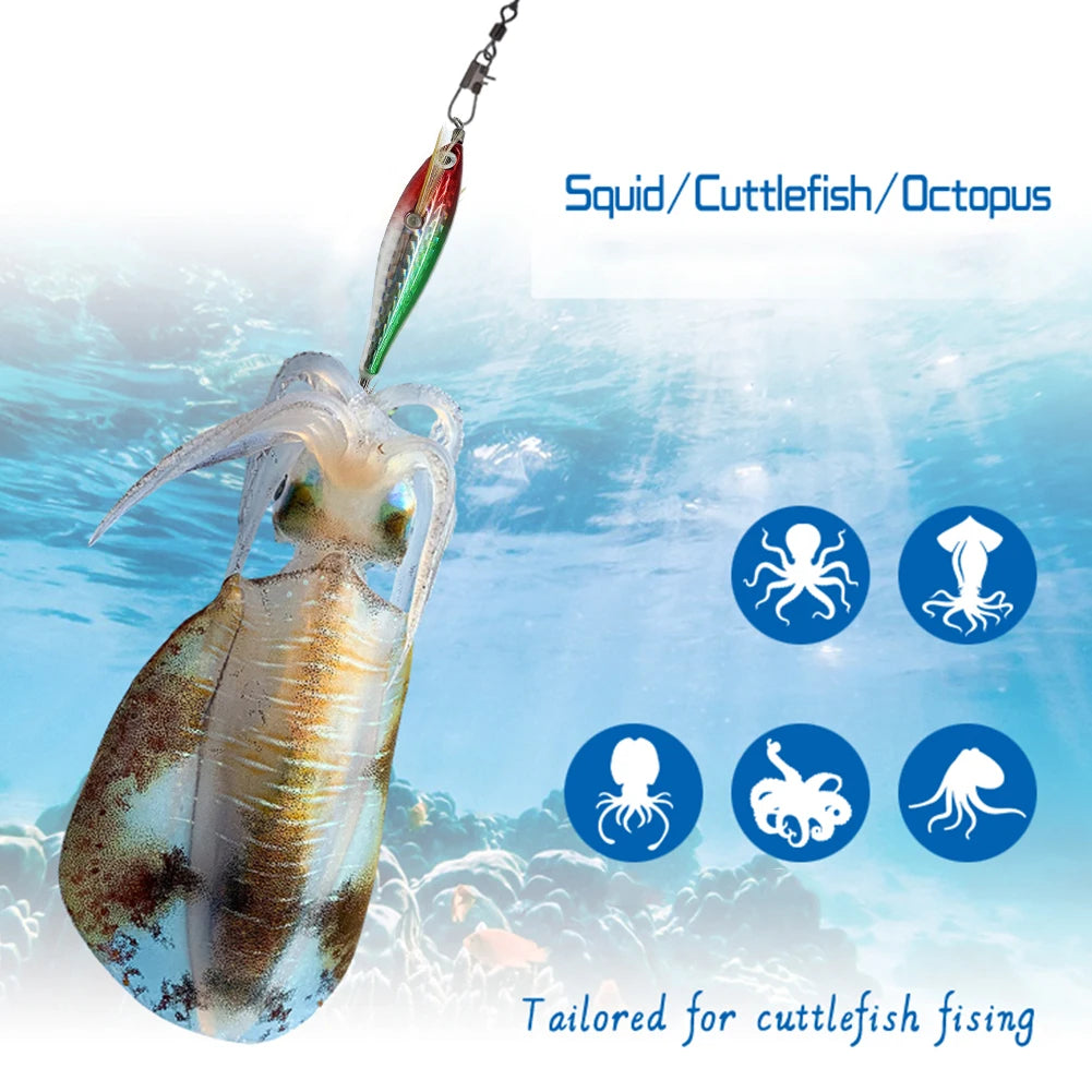 Cuttlefish Fishing Bait Simulation Squid Hook Lure Hook