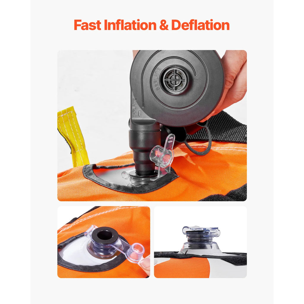 SucceBuy Towable Tube for Boating 1-4 Riders Inflatable Boat Tubes and Towables 680lbs Water Sport Towable Tube for Boat to Pull