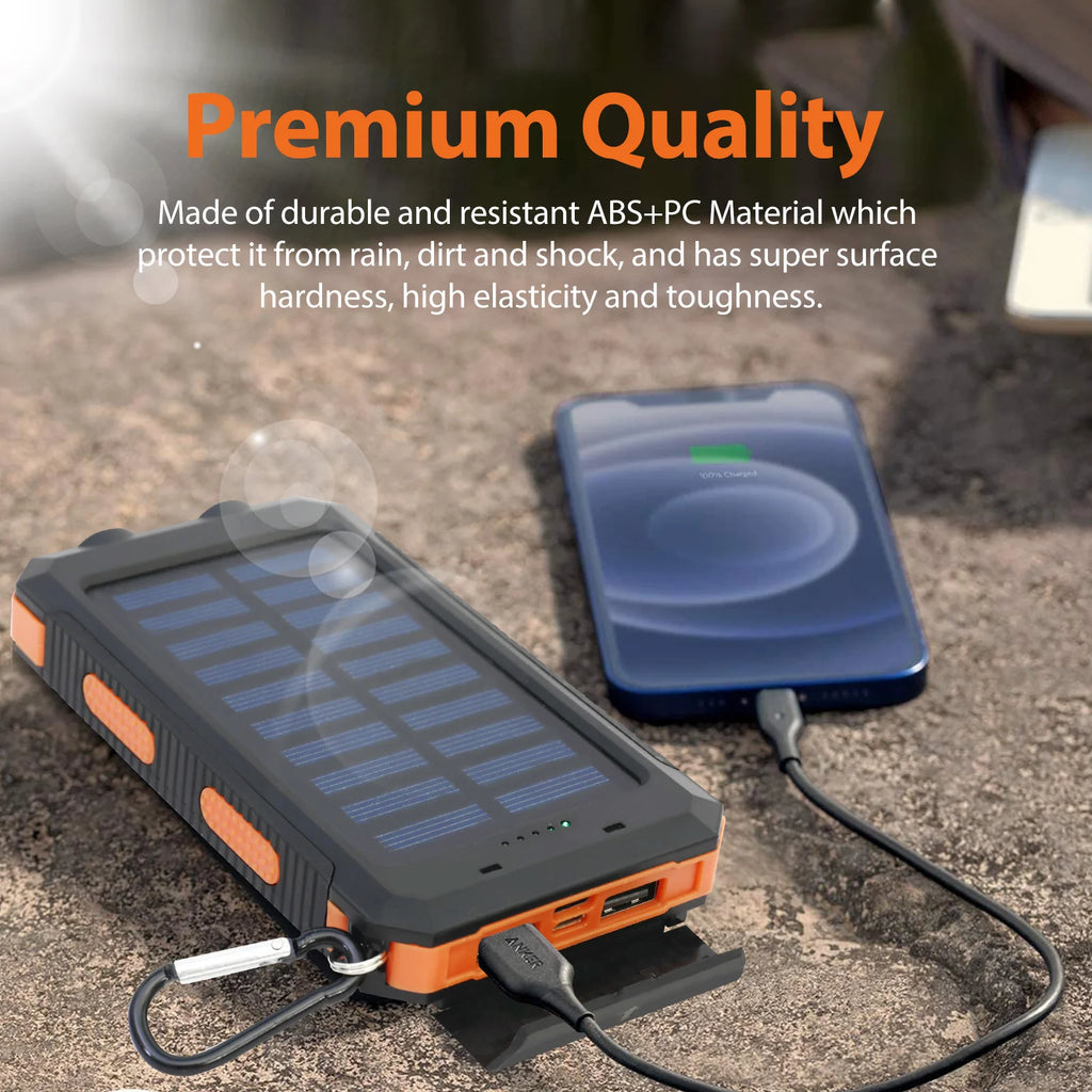 Portable Solar Charger - Waterproof