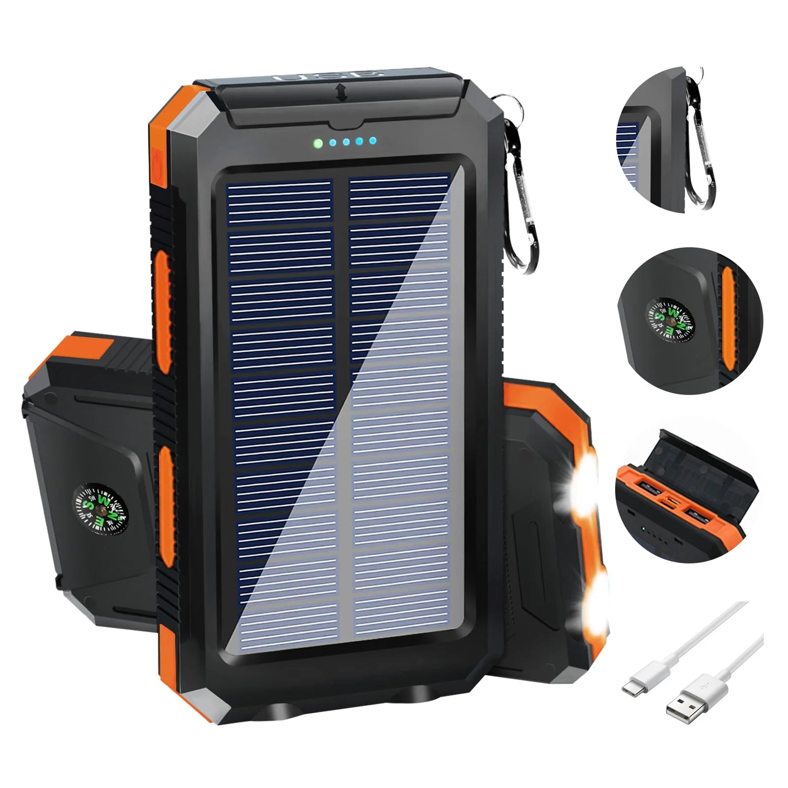 Portable Solar Charger - Waterproof