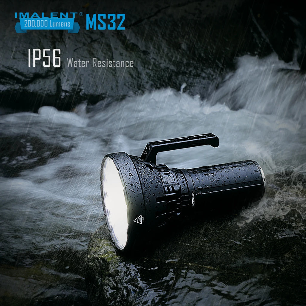200000 Lumen Super Bright Flashlight Range 1618m High Power Flashlight LED rechargeable Professional Searchlight