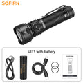 SR15 4500LM Flashlight SFT25R Powerful LED Light 21700 USB C Rechargeable