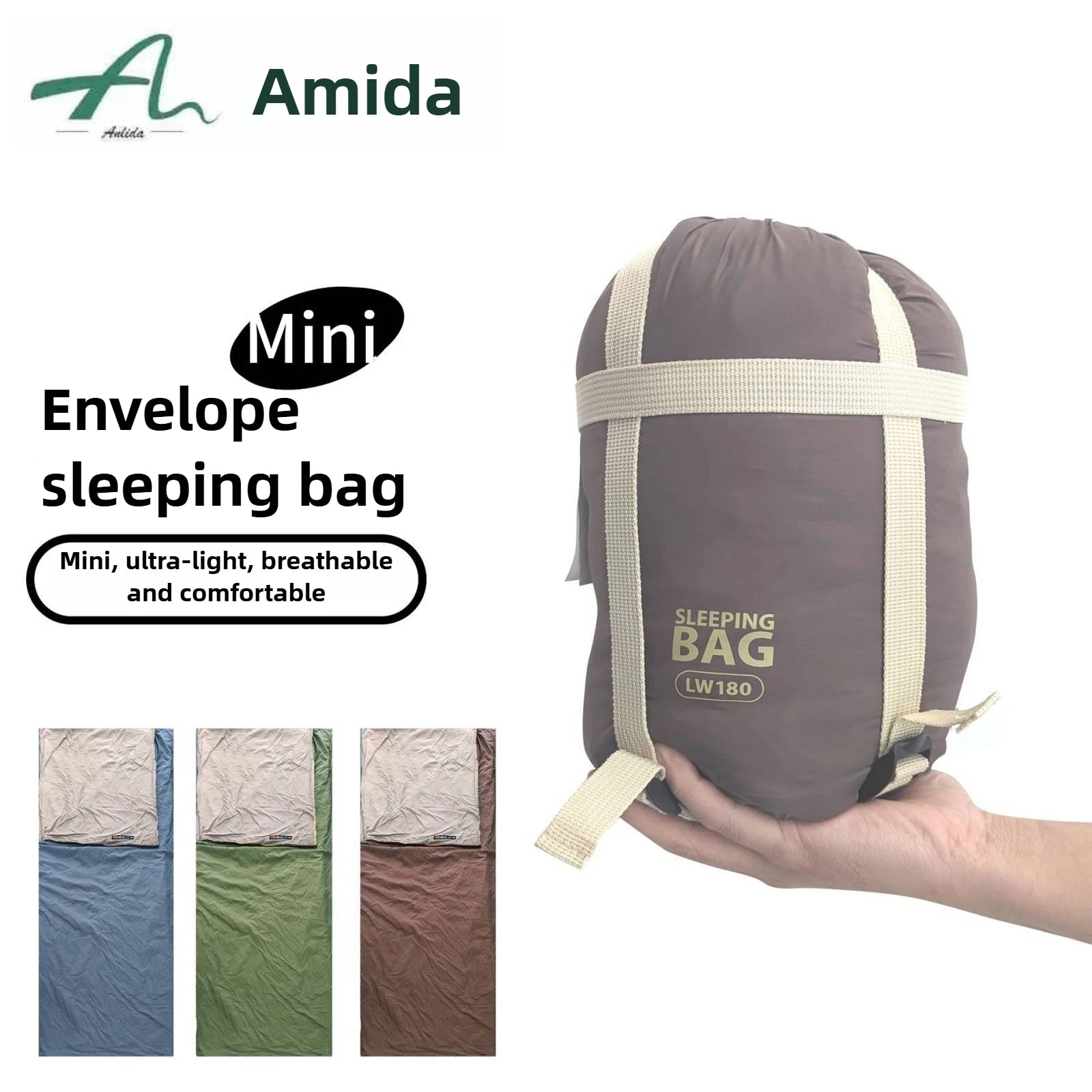 Mini Adult Sleeping Bag Travel Mountaineering Outdoor Camping Down Cotton Dirty