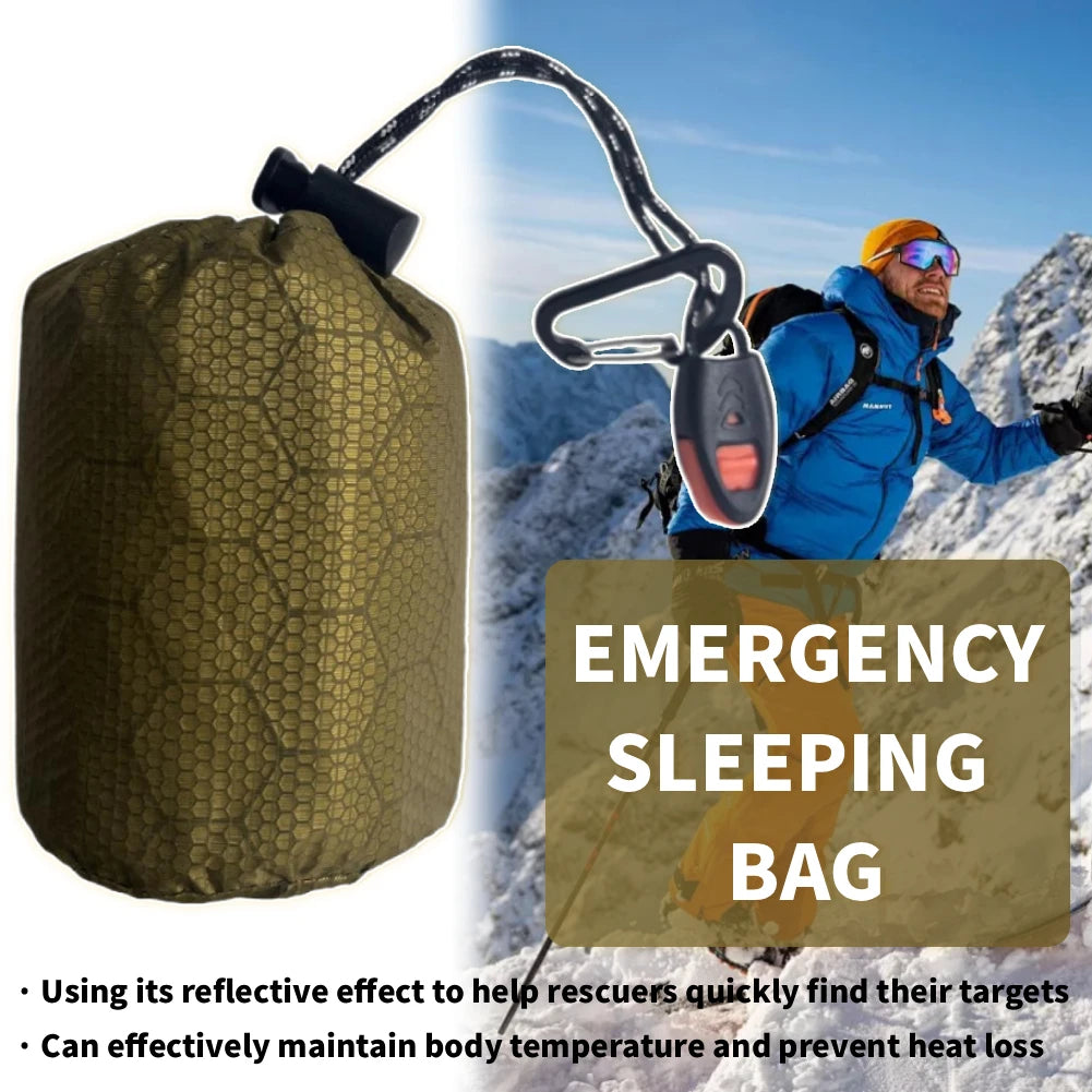  1Pcs Heat Reflective Outer Bag For Emergency Thermal Sleeping Bag