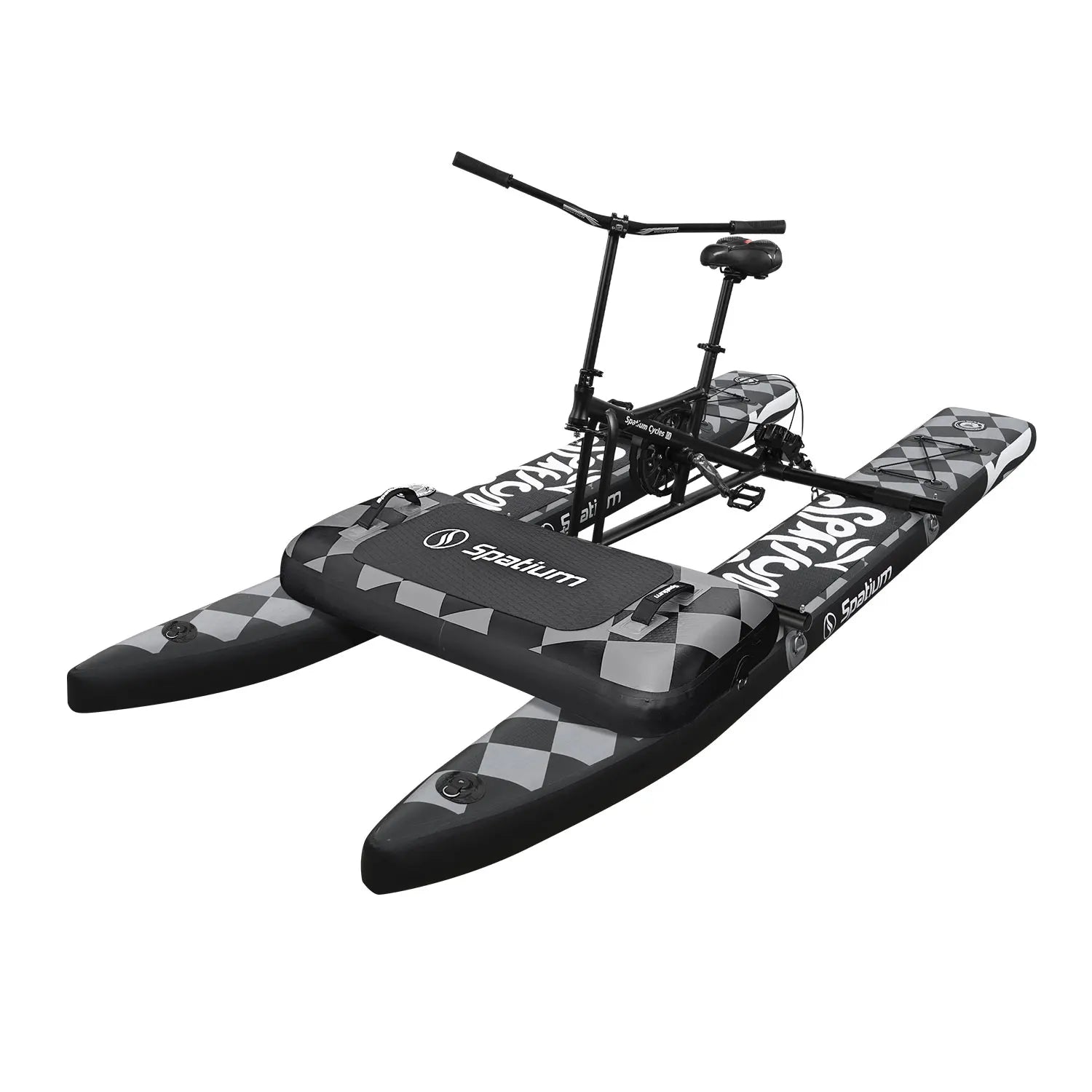 Spatium Sup Water Bike 2.0 Inflatable Pedal Boat Inflatable Pedal Kayak Water Bikes for Lake Fishing Pedal Boat More Stable