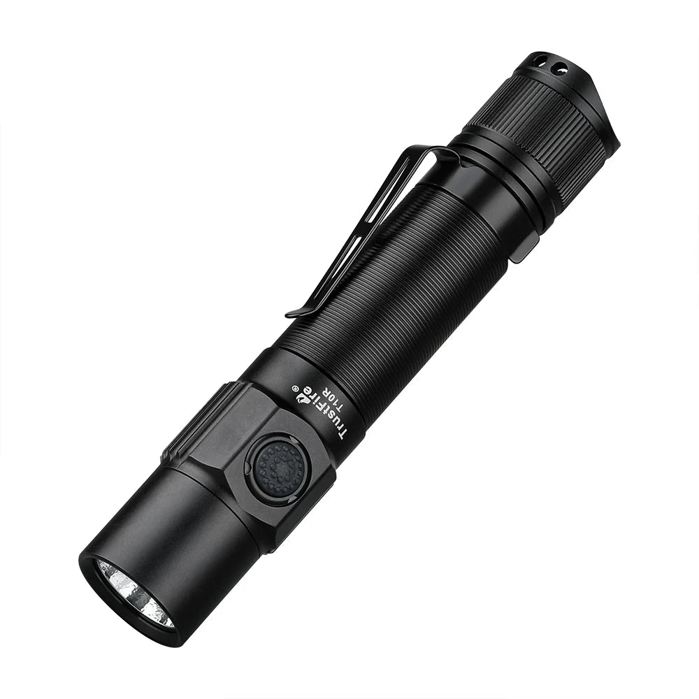 Tactical Led Flashlight 1800 Lumen Powerful Type C USB Rechargeable 18650 Torch Lamps High Power Lamp Dual Switch