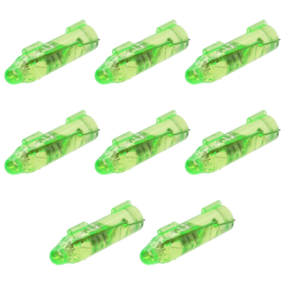 1-10PCS Underwater Mini Fish Attraction Indicator Lure LED Flashing Light Bait Fishing